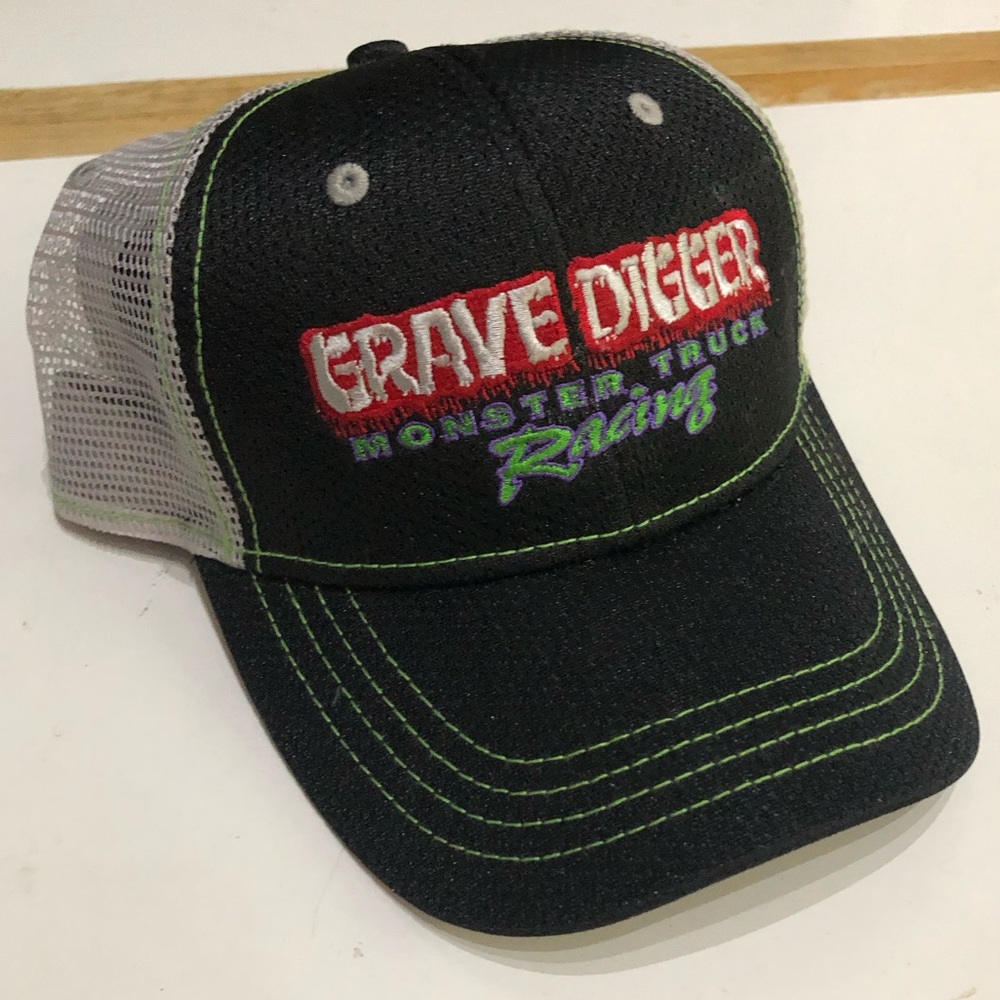 Grave digger trucker hat monster truck